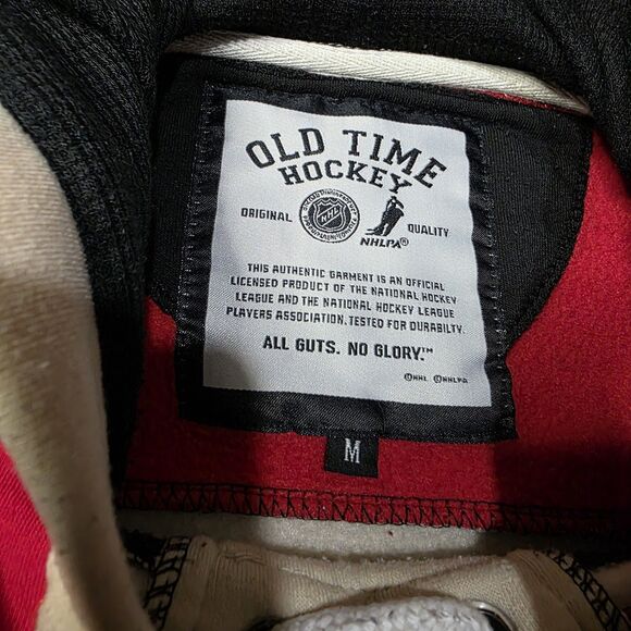 Old Time Hockey #2 Keith Chicago Blackhawks Sweatshirt Hoodie M Skeleton Skull - Picture 5 of 12